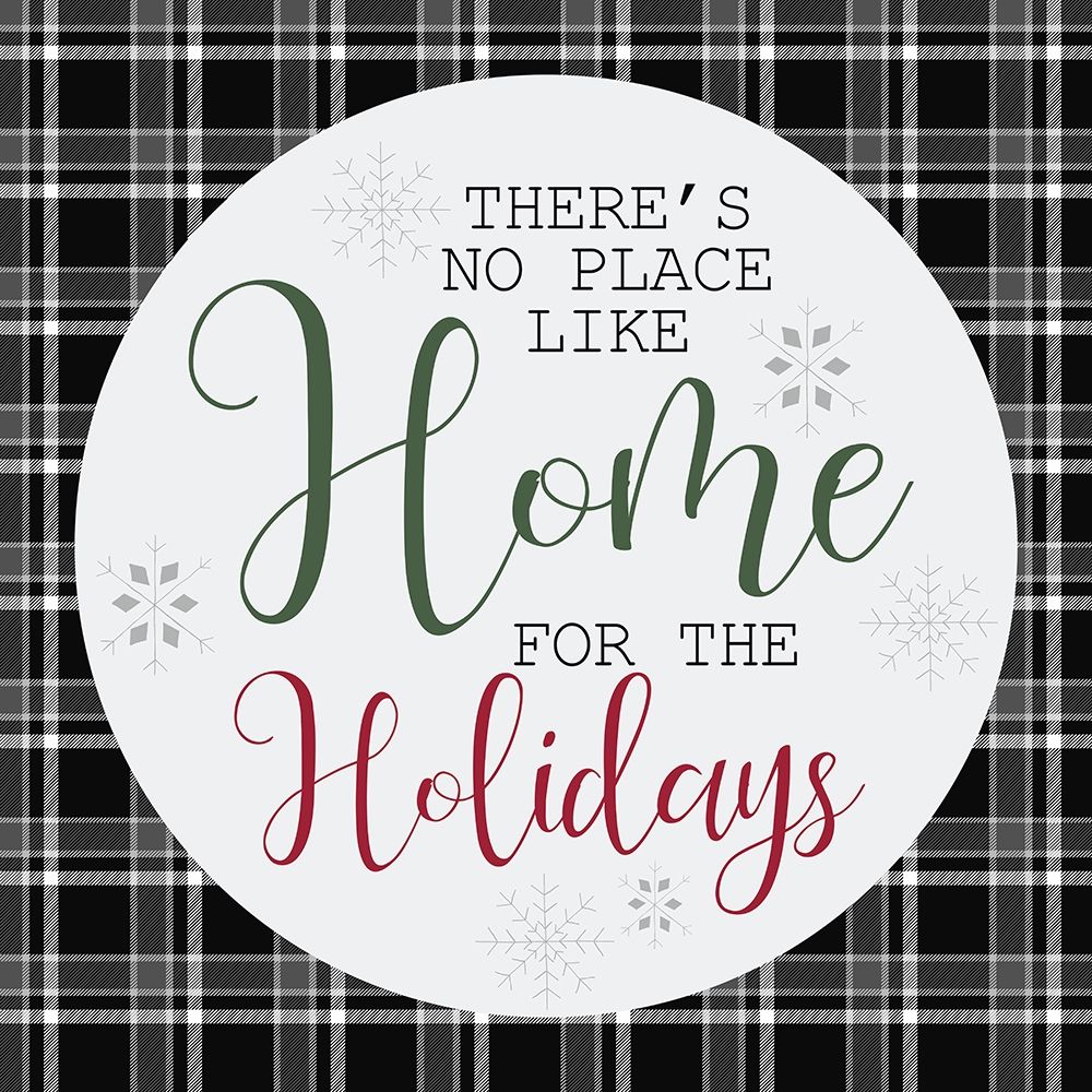 Home for the Holidays Plaid art print by Allen Kimberly for $57.95 CAD