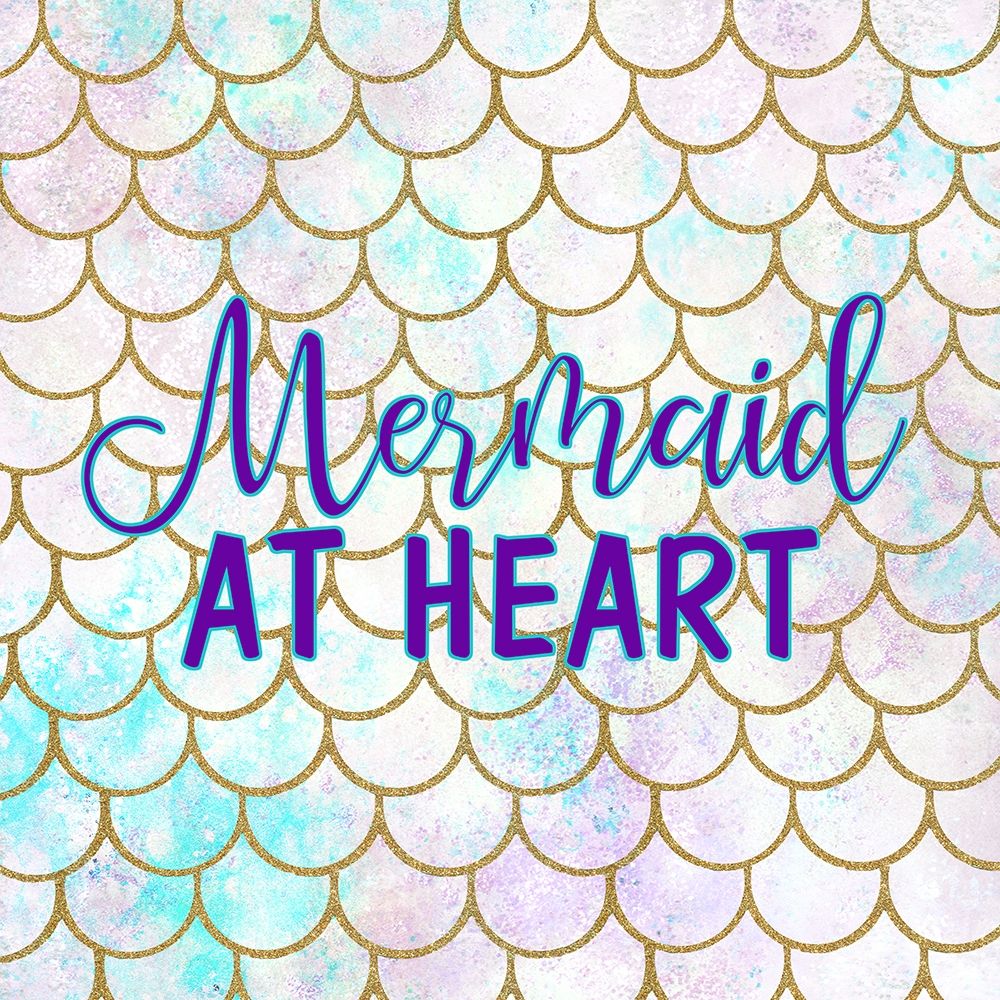 Mermaid at Heart art print by Allen Kimberly for $57.95 CAD
