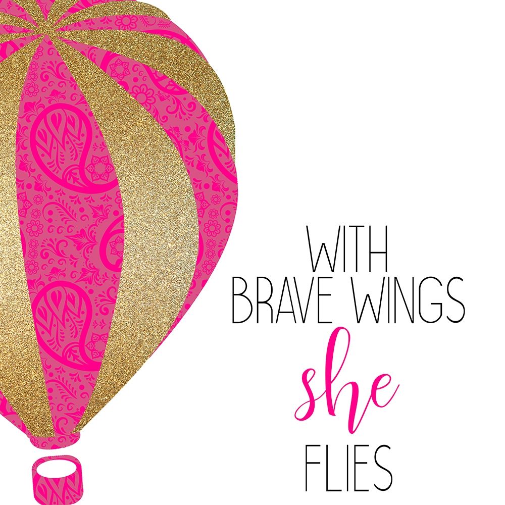 With Brave Wings art print by Allen Kimberly for $57.95 CAD
