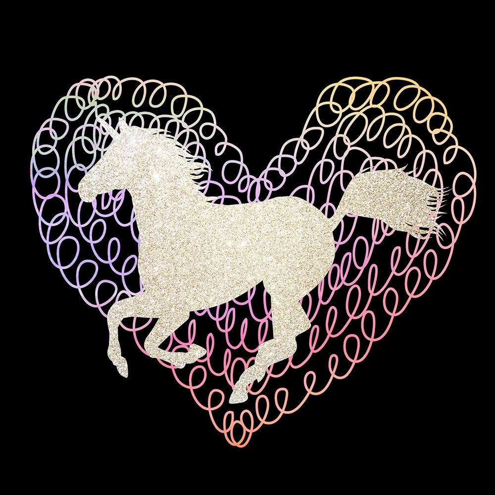 Unicorn Heart 2 art print by Allen Kimberly for $57.95 CAD