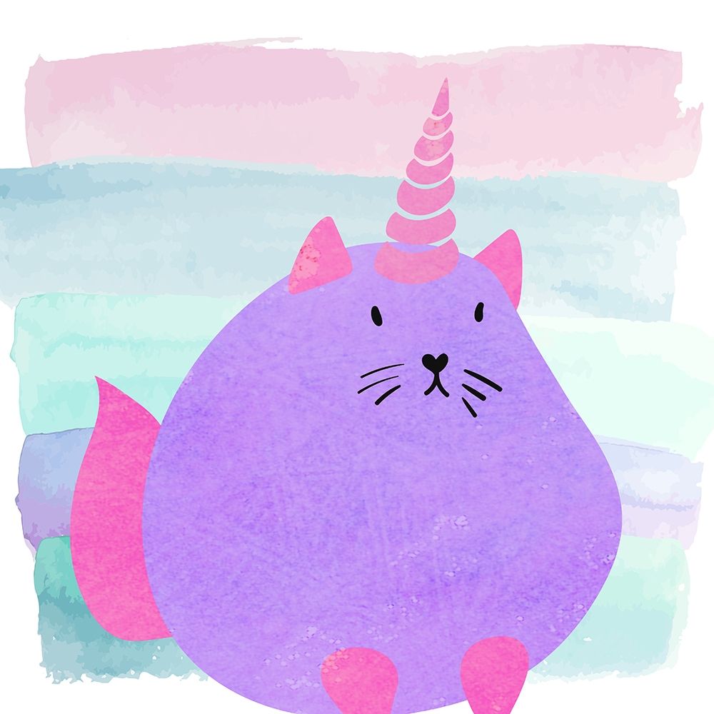 Kittyhorn Ombre 5 art print by Kimberly Allen for $57.95 CAD