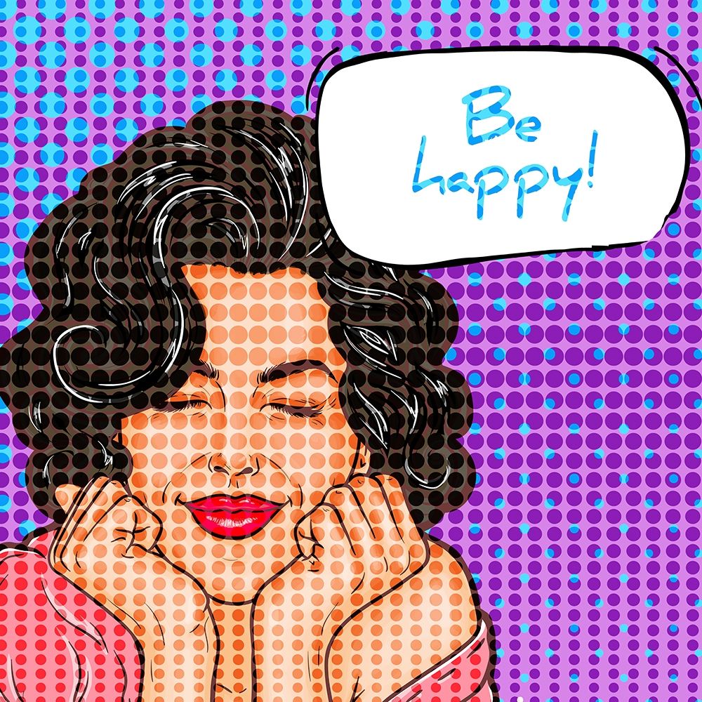 Be Happy art print by Kimberly Allen for $57.95 CAD