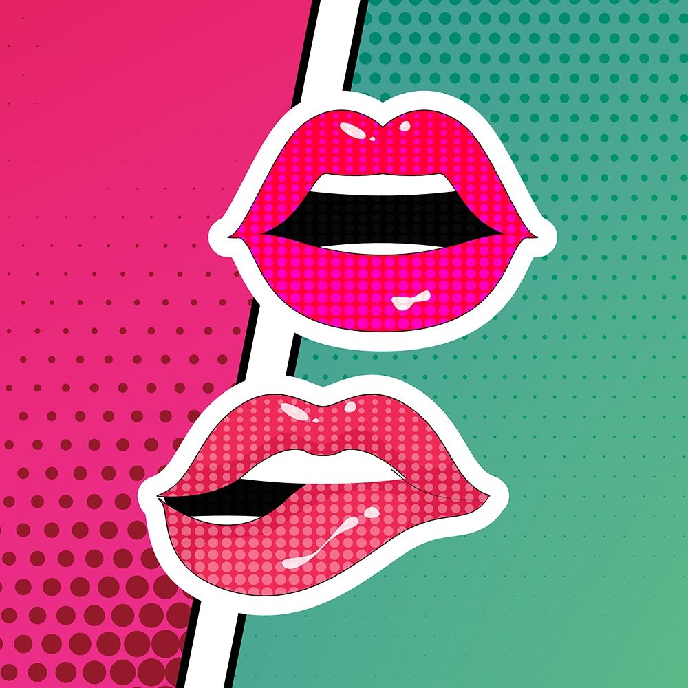 Pop Lips 2 art print by Kimberly Allen for $57.95 CAD
