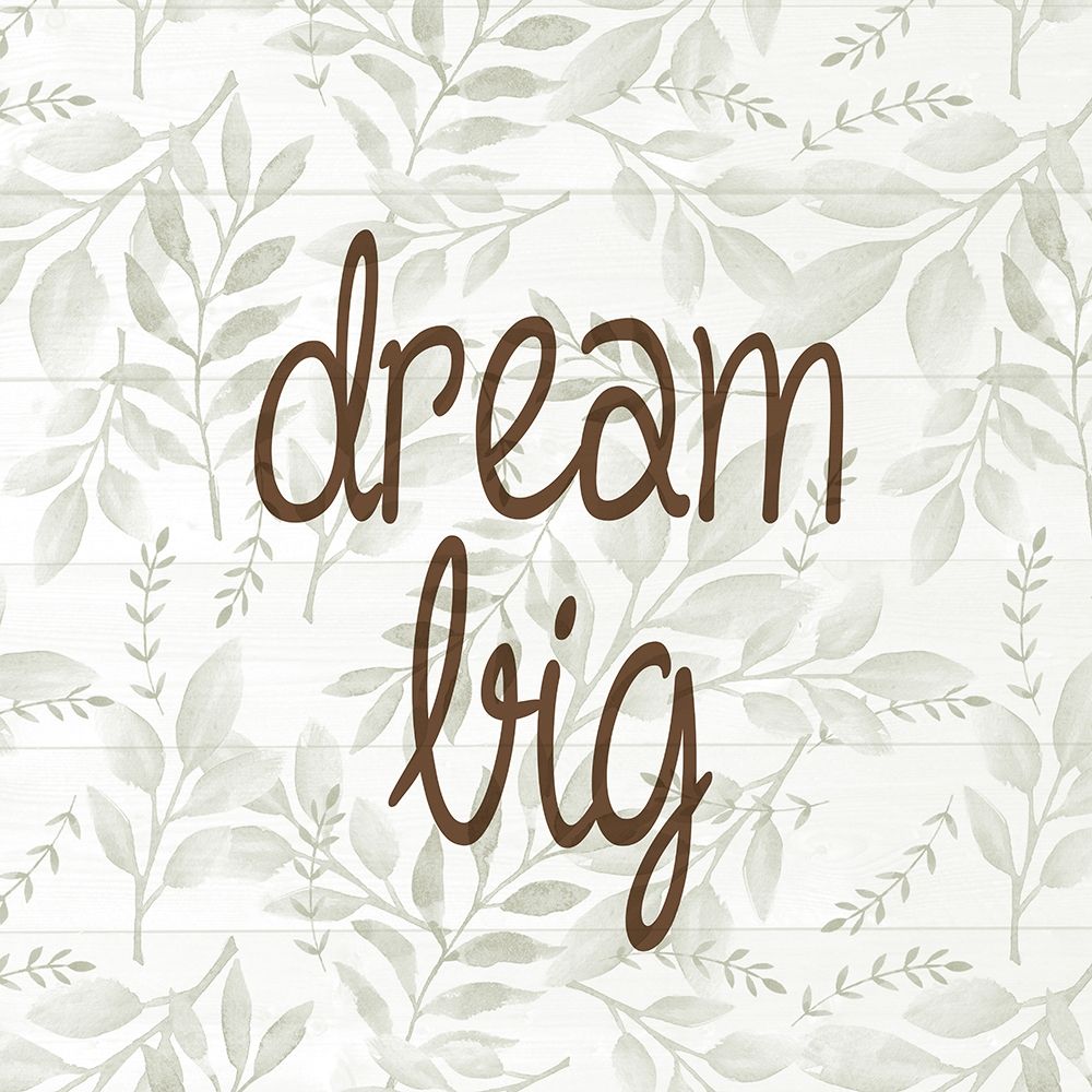 Dream Big Leaves art print by Kimberly Allen for $57.95 CAD