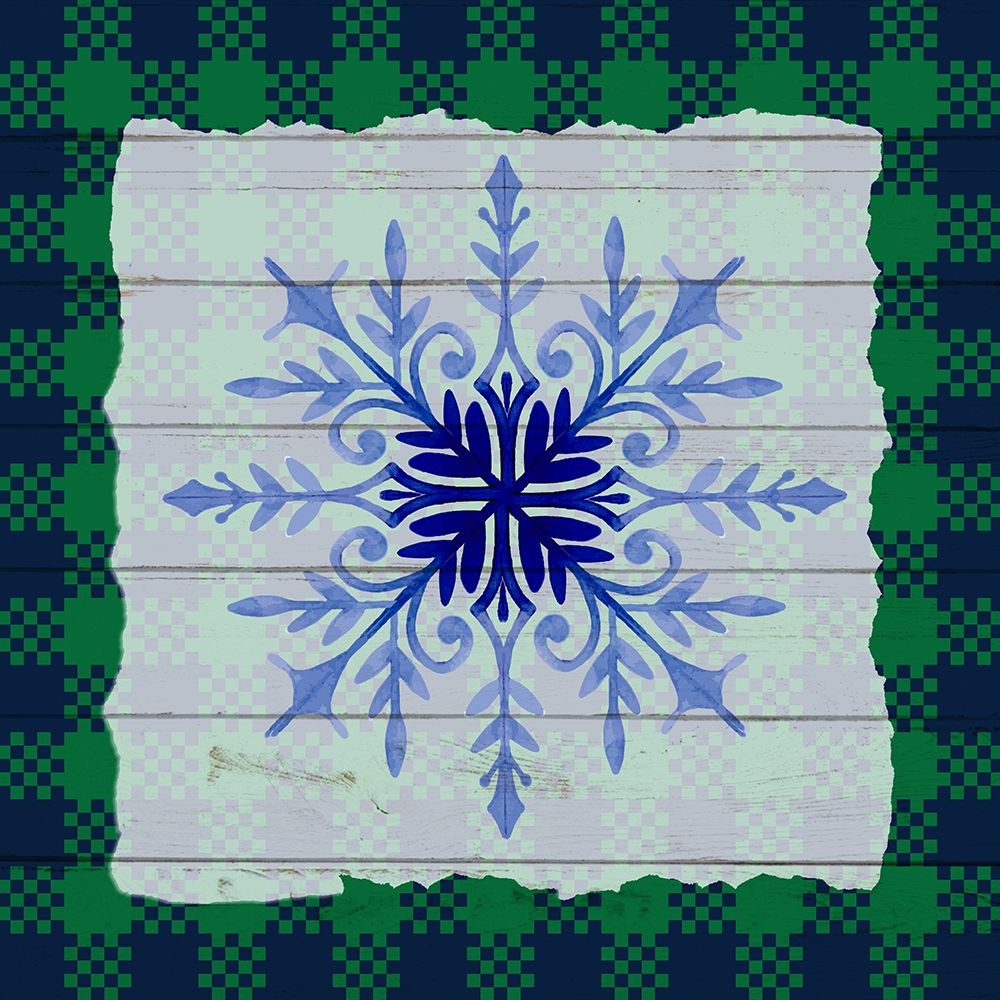 Snowflake Winter 3 art print by Kimberly Allen for $57.95 CAD