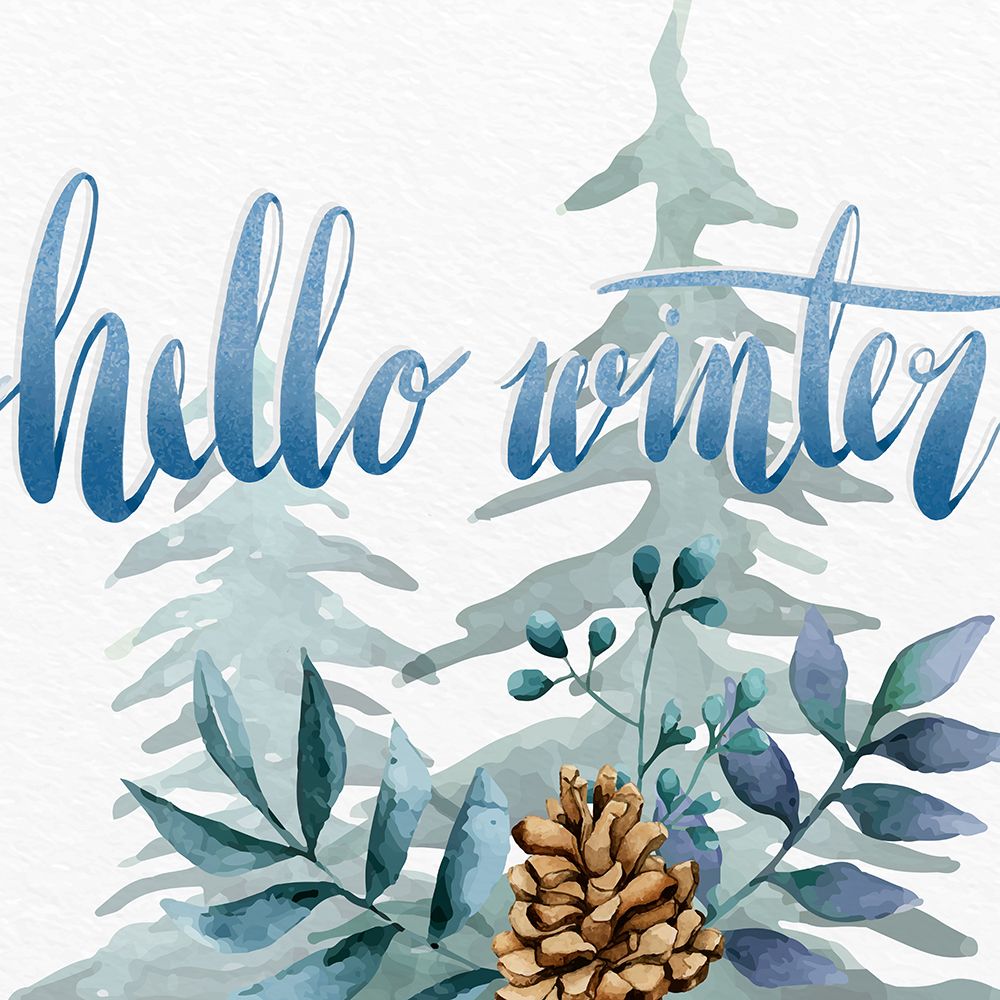Hello Winter art print by Kimberly Allen for $57.95 CAD