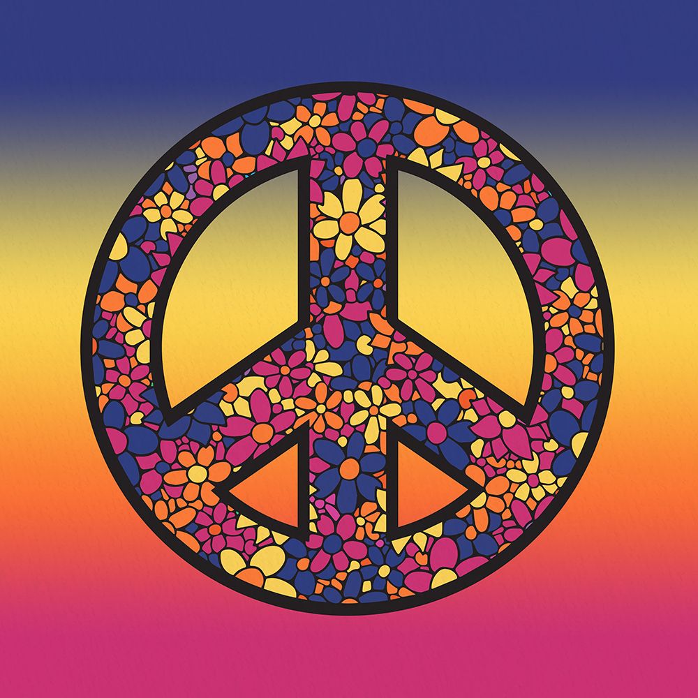 Peace Ombre art print by Kimberly Allen for $57.95 CAD