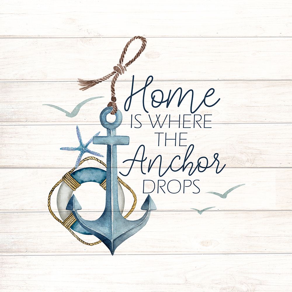 Anchor Home art print by Kimberly Allen for $57.95 CAD