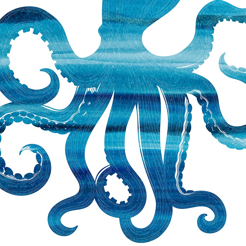 Ombre Octopus Reverse art print by Kimberly Allen for $57.95 CAD