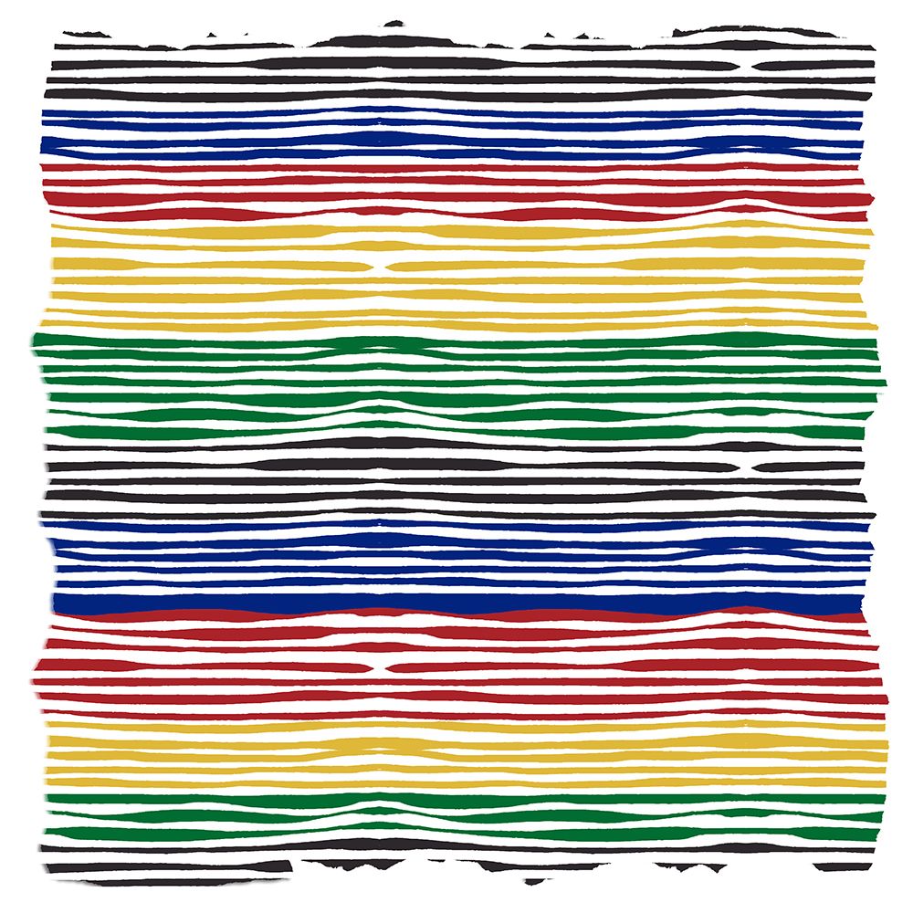 Colorful Stripes art print by Kimberly Allen for $57.95 CAD
