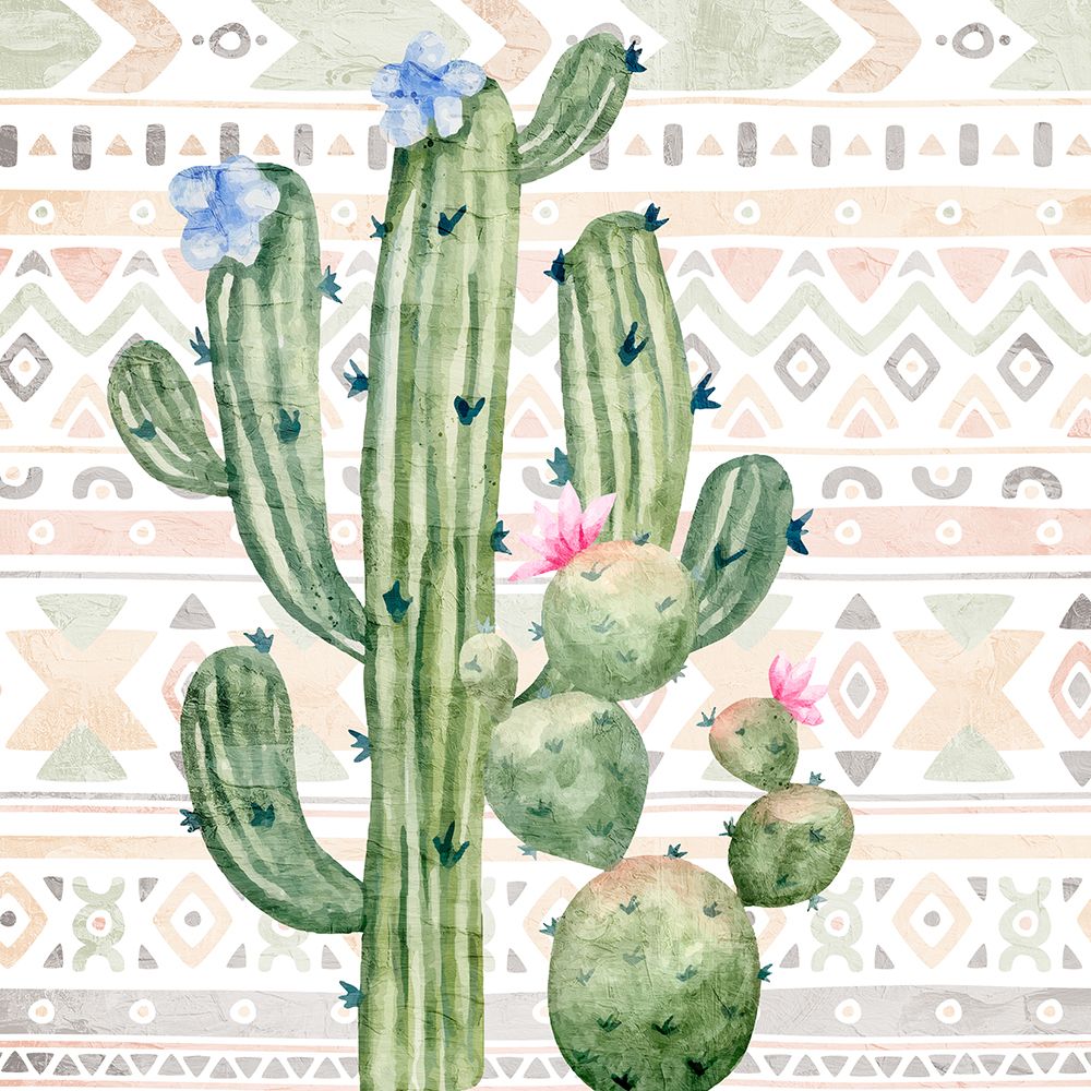 Cactus Pattern 1 art print by Kimberly Allen for $57.95 CAD