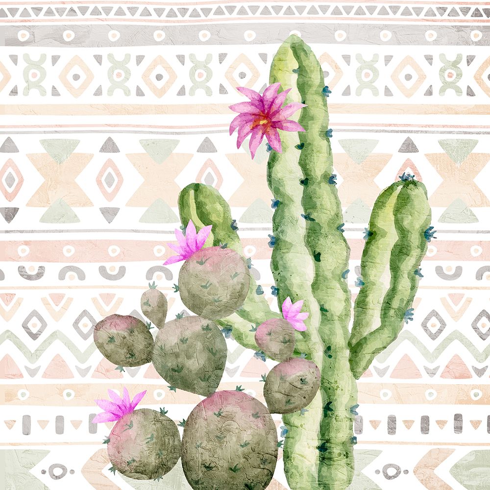 Cactus Pattern 2 art print by Kimberly Allen for $57.95 CAD