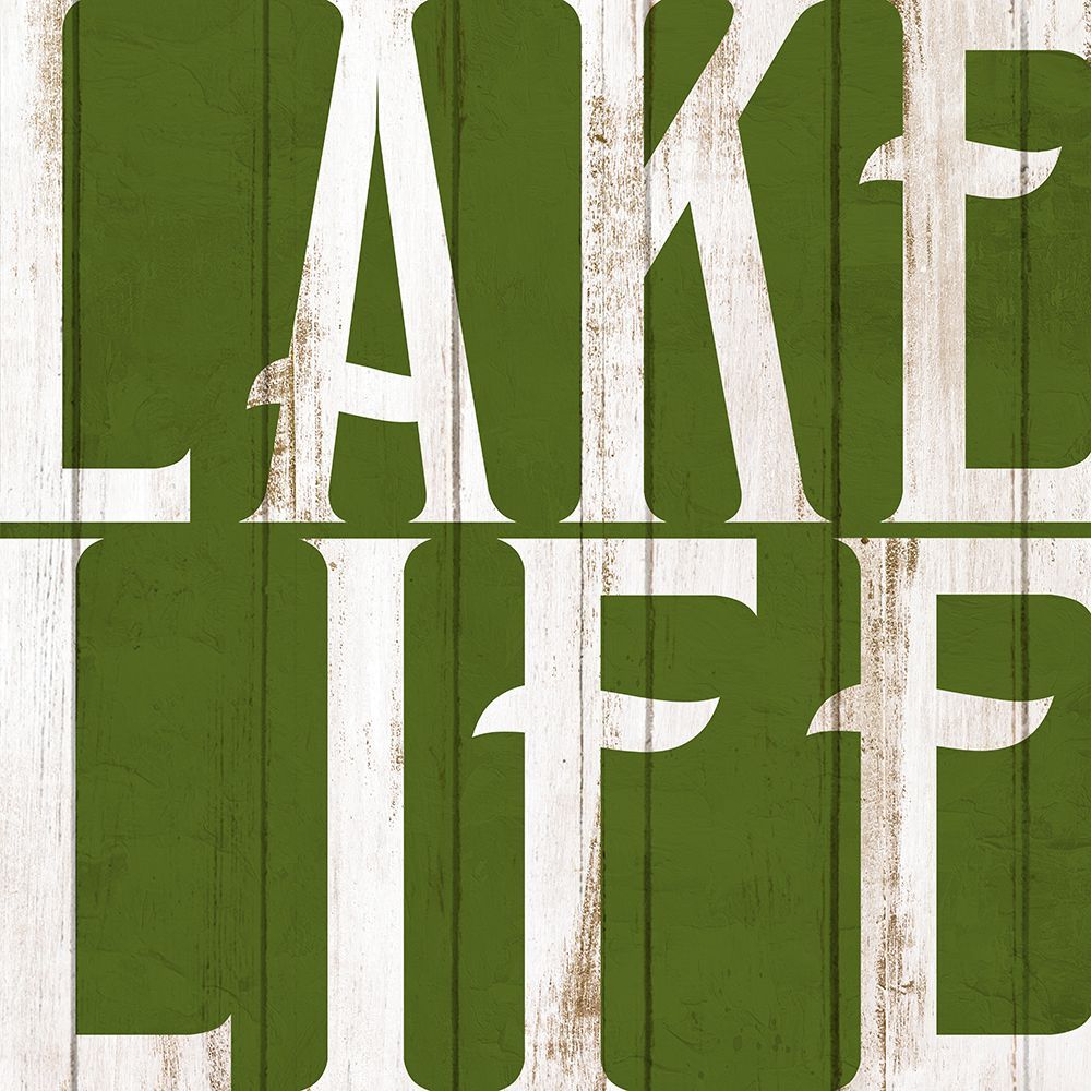 Lake Life Green art print by Kimberly Allen for $57.95 CAD