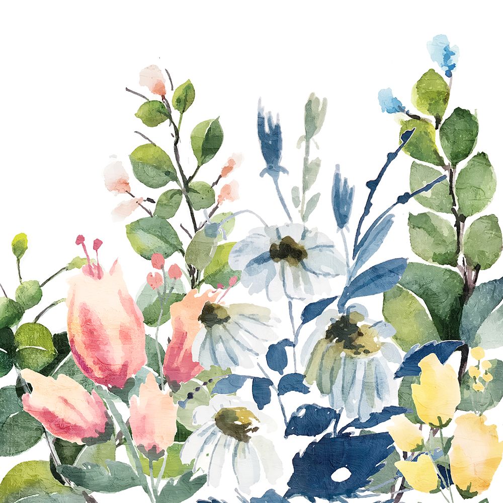 Spring Square Blooms 1 art print by Kimberly Allen for $57.95 CAD