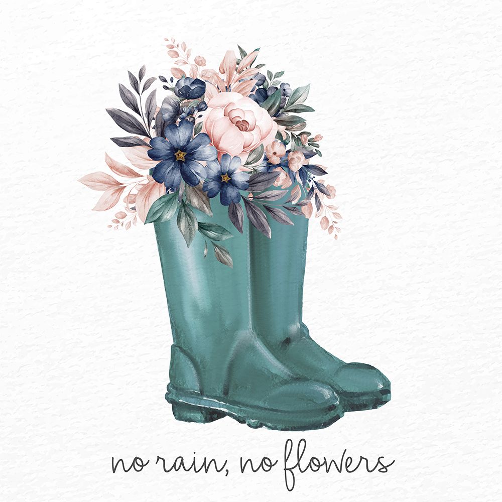 No Rain No Flowers art print by Kimberly Allen for $57.95 CAD