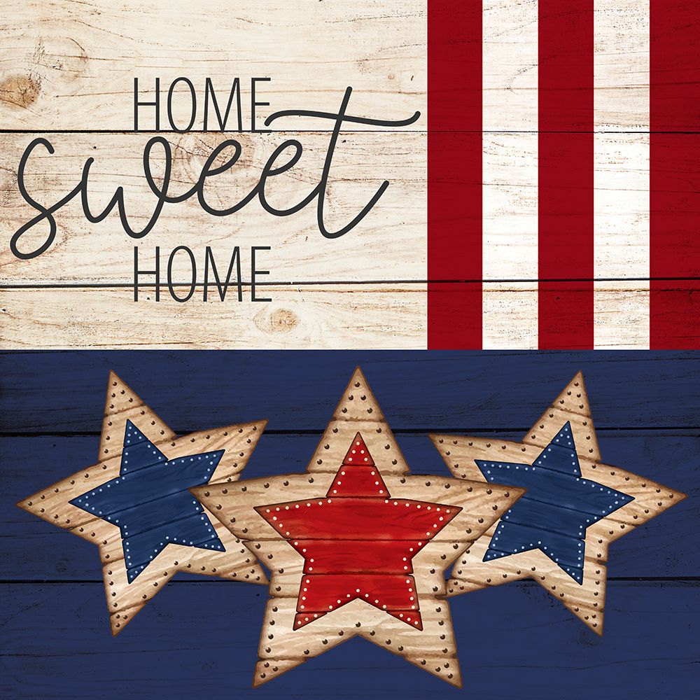 Home Sweet Home Stars art print by Kimberly Allen for $57.95 CAD