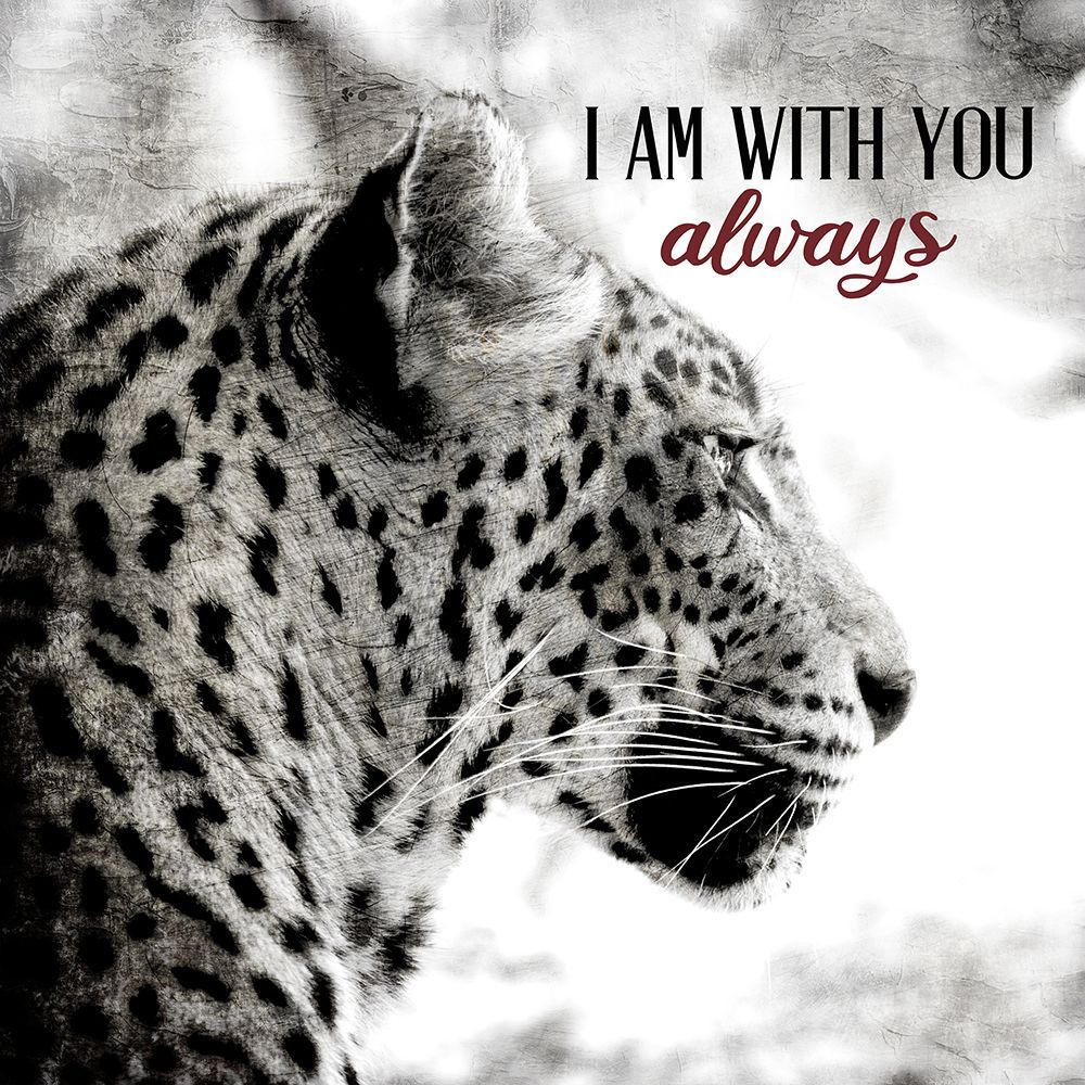 I Am With You Leopard art print by Kimberly Allen for $57.95 CAD