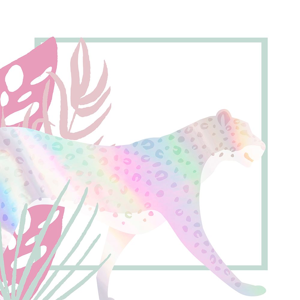 Iridescence Leopard 2 art print by Kimberly Allen for $57.95 CAD