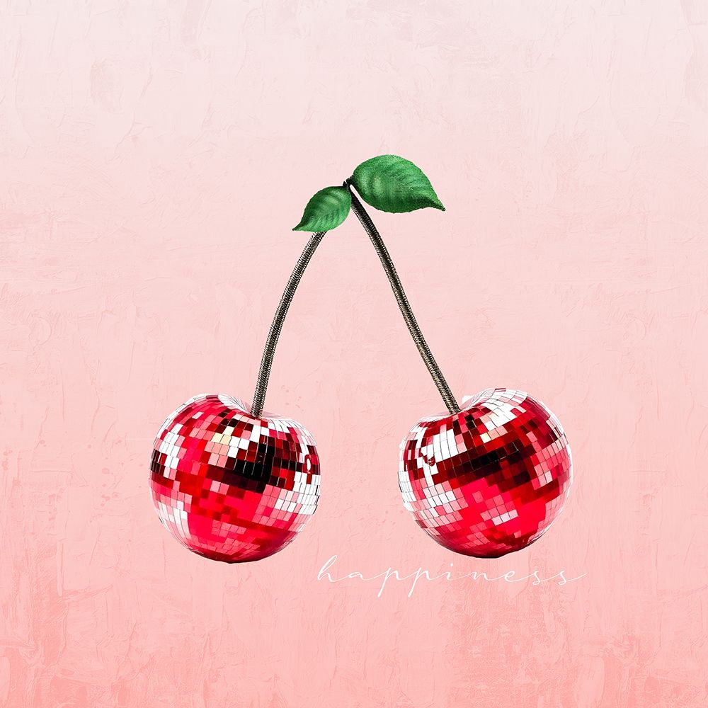 Disco Cherries art print by Kimberly Allen for $57.95 CAD