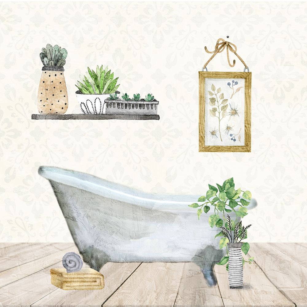 My Bath 1 art print by Kimberly Allen for $57.95 CAD