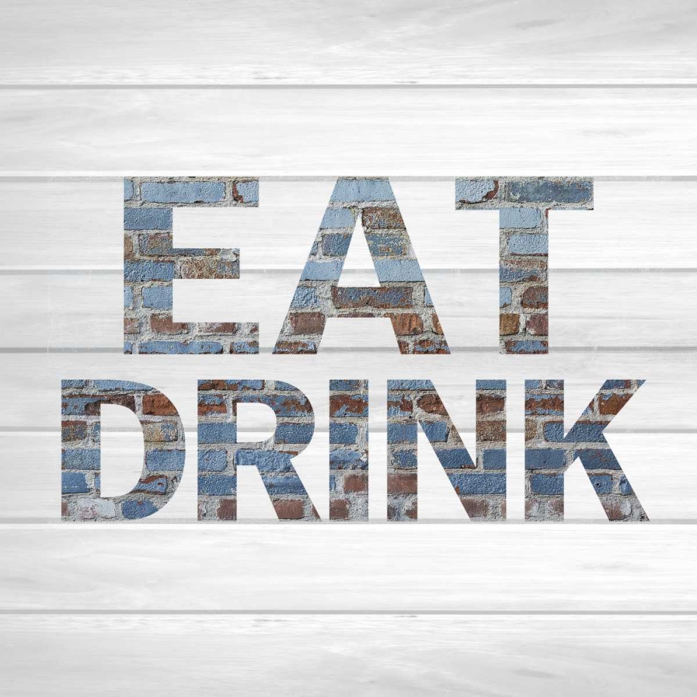 Eat Drink A art print by Kimberly Allen for $57.95 CAD