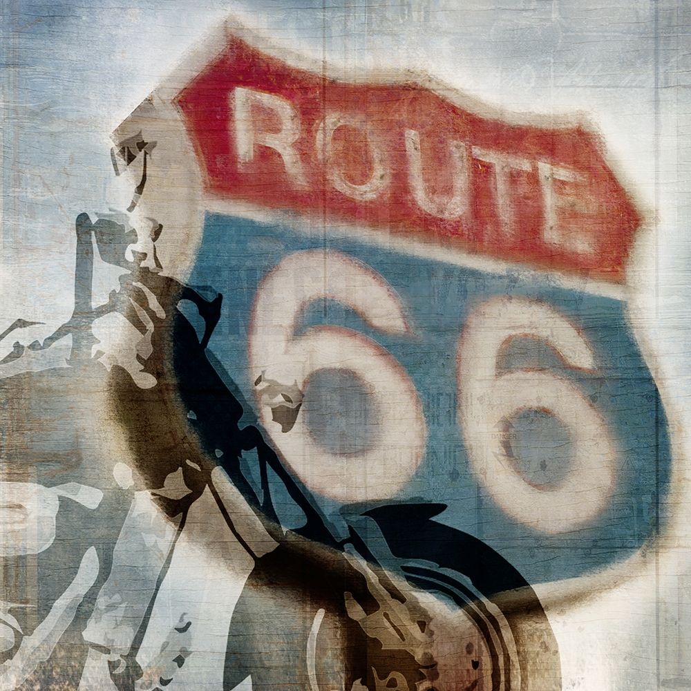 Route 66 Riding art print by Allen Kimberly for $57.95 CAD