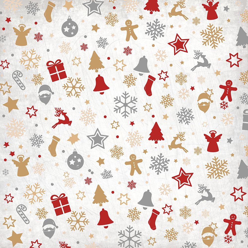 Christmas Jingle Pattern art print by Allen Kimberly for $57.95 CAD