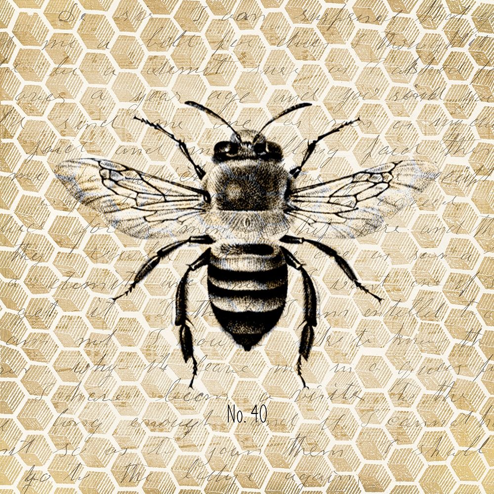 Honeycomb No 40 art print by Allen Kimberly for $57.95 CAD