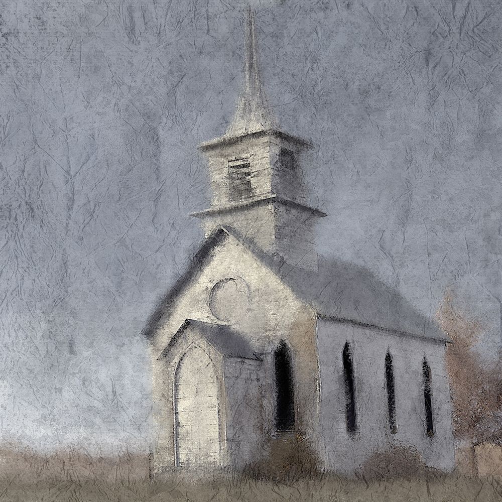 Country Church art print by Allen Kimberly for $57.95 CAD