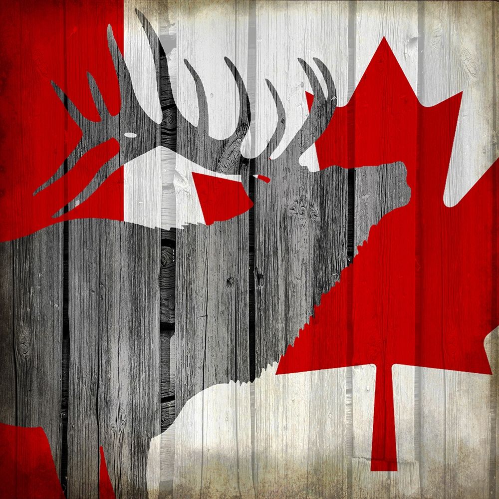 Wildlife Flag 1 art print by Allen Kimberly for $57.95 CAD
