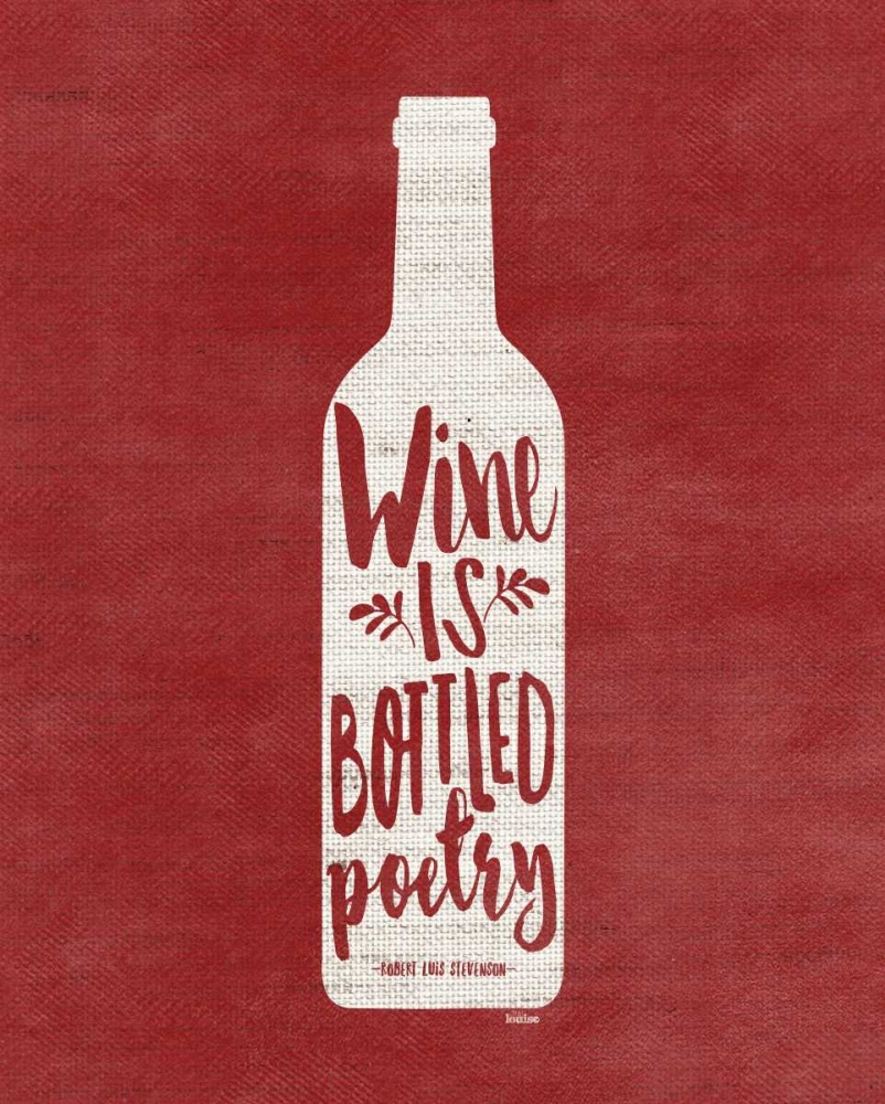 Bottled Wine art print by Gigi Louise for $57.95 CAD