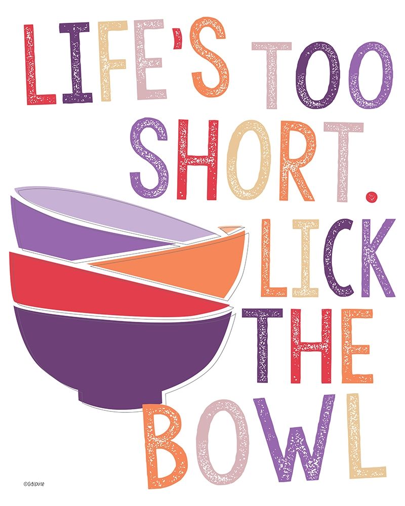 Lick Bowl art print by Gigi Louise for $57.95 CAD