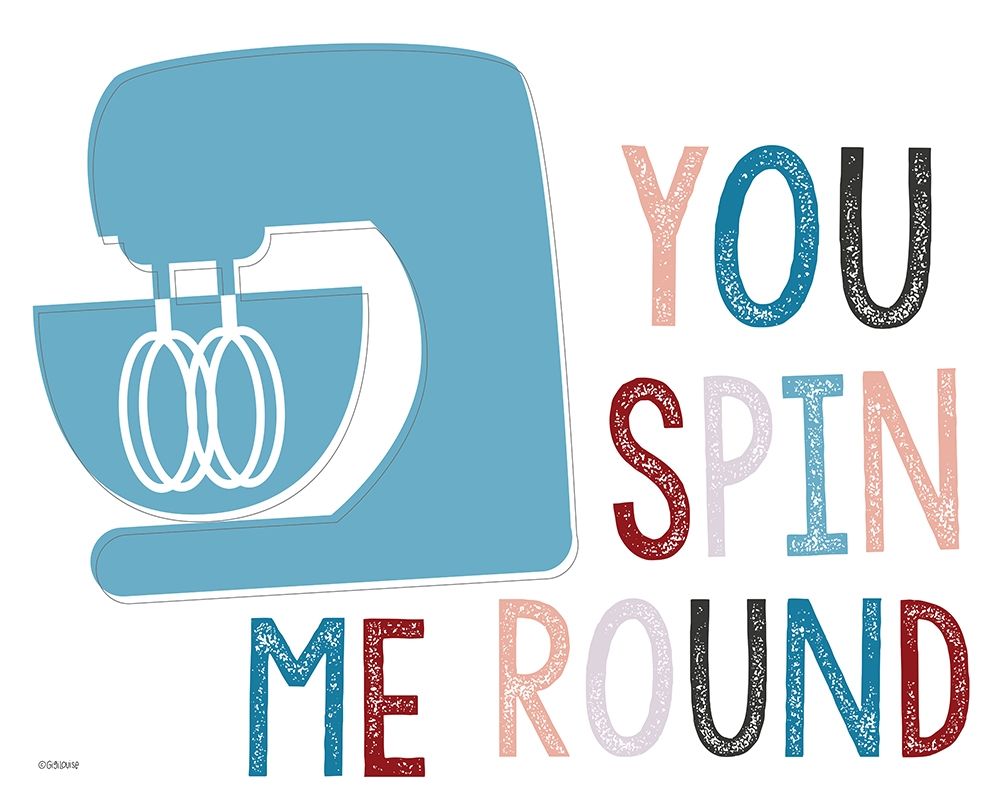 Spin Me Round art print by Gigi Louise for $57.95 CAD