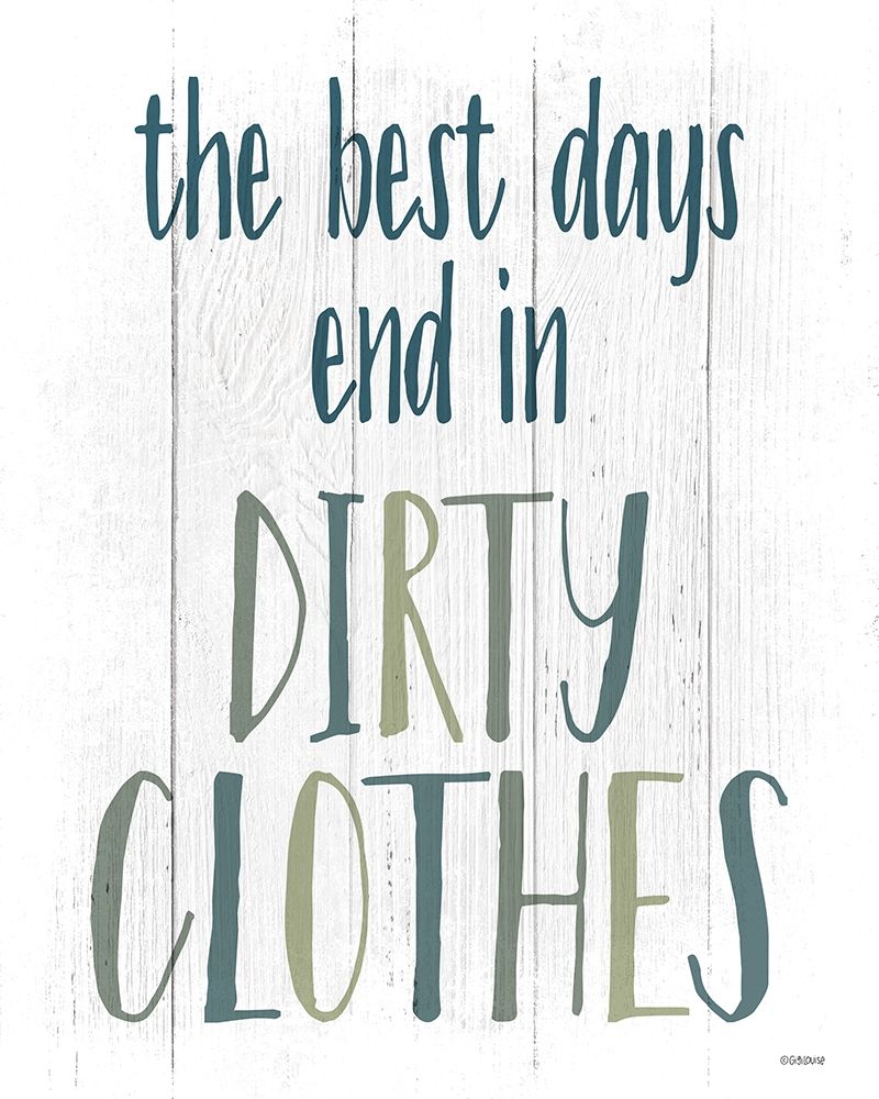 Dirty Clothes art print by Gigi Louise for $57.95 CAD