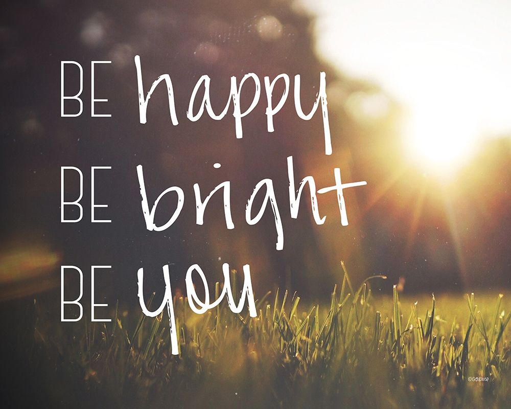 Be Happy art print by Gigi Louise for $57.95 CAD