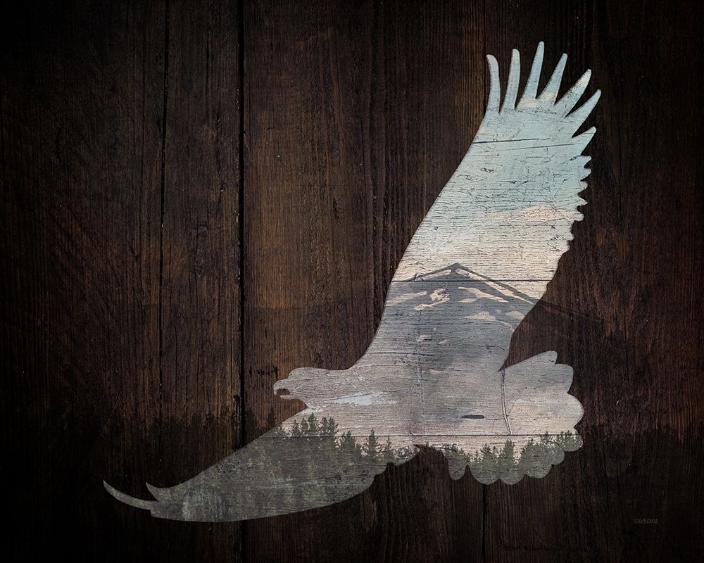 Lodge Soaring Bird art print by Gigi Louise for $57.95 CAD