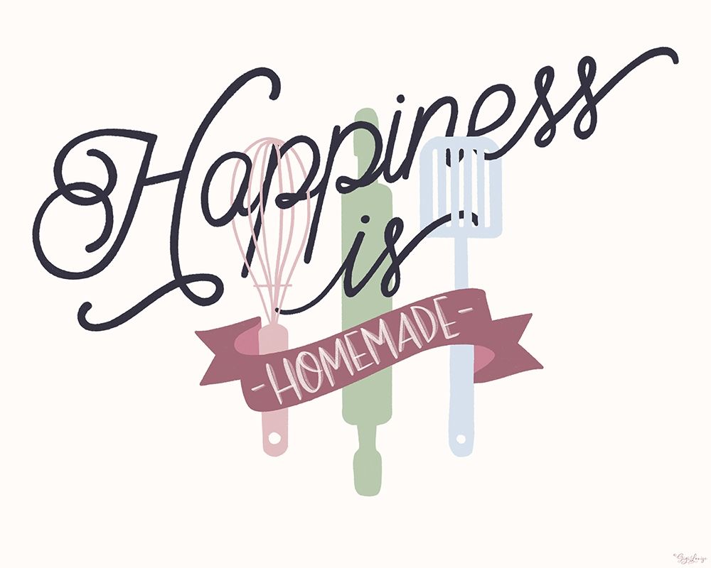 Happiness Homemade art print by Gigi Louise for $57.95 CAD