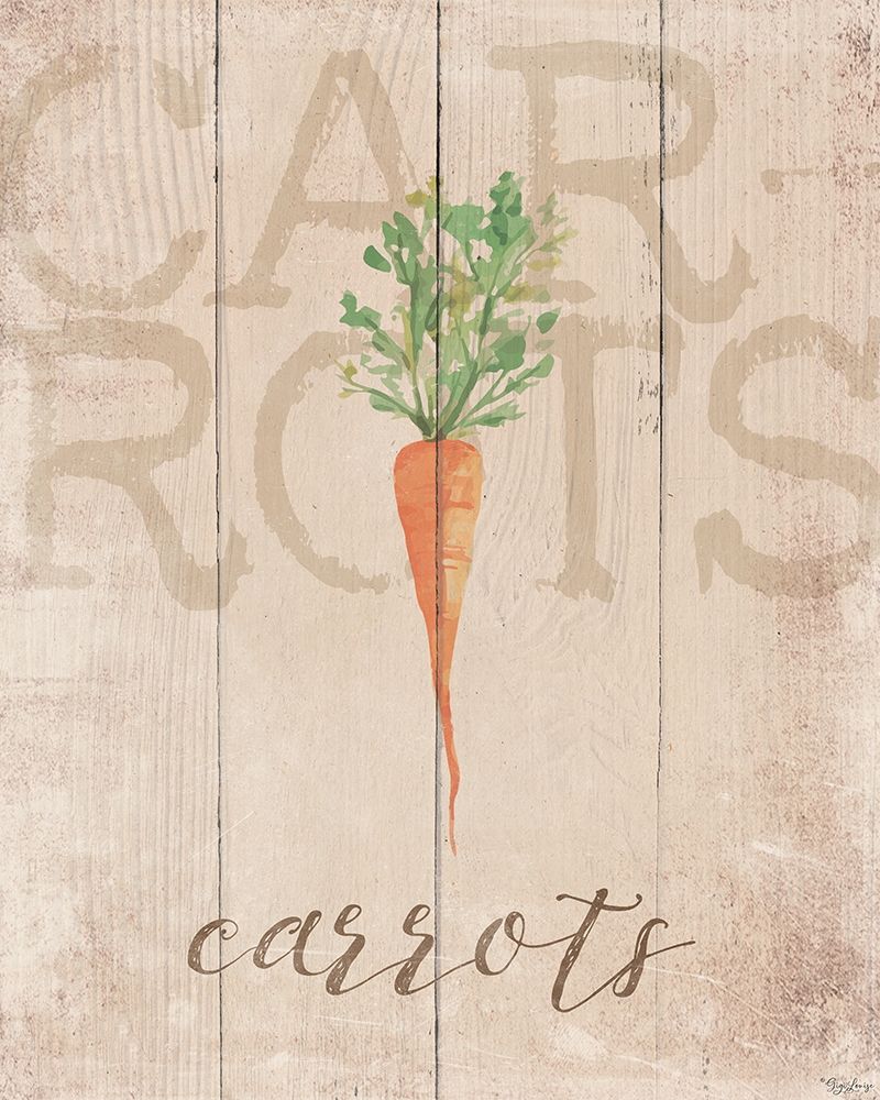 Carrots art print by Gigi Louise for $57.95 CAD
