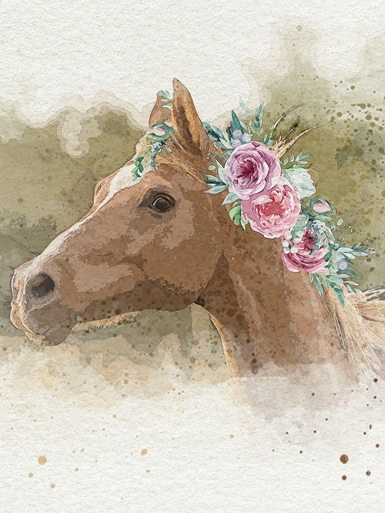 Watercolor Horse art print by Gigi Louise for $57.95 CAD