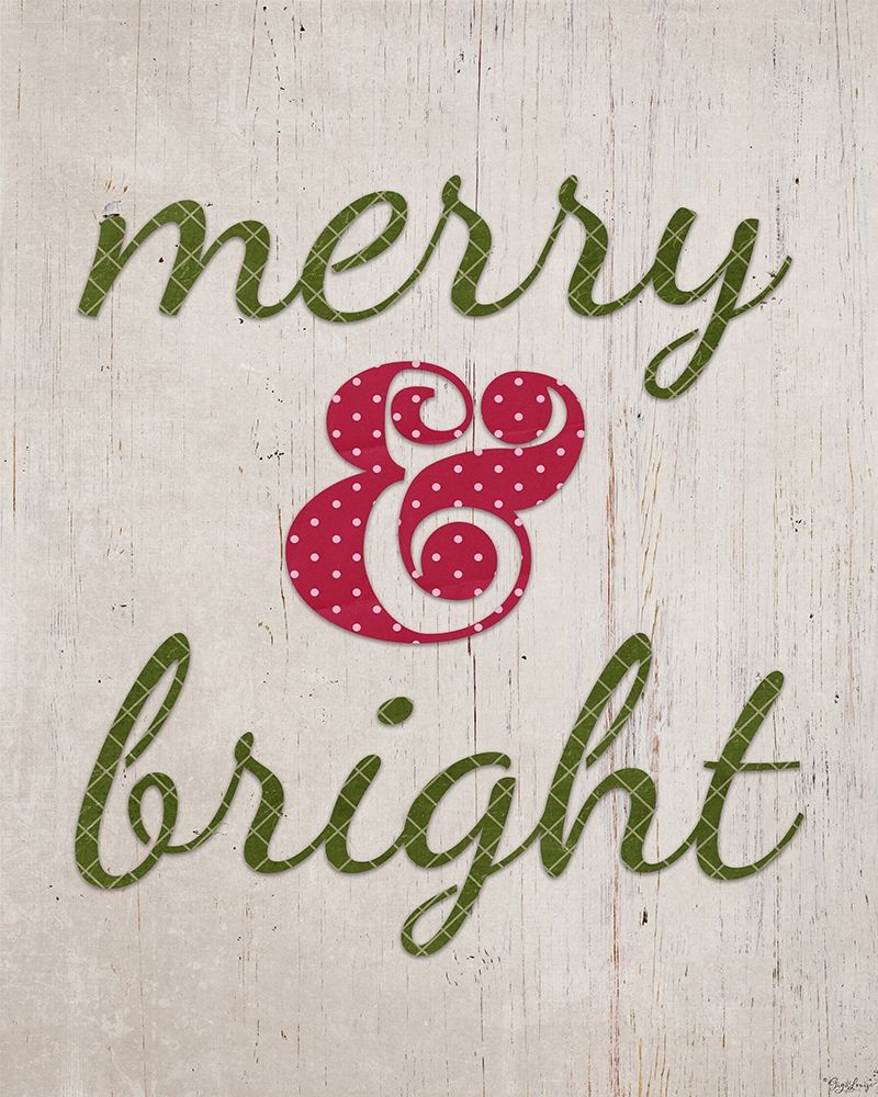 Merry Bright art print by Gigi Louise for $57.95 CAD