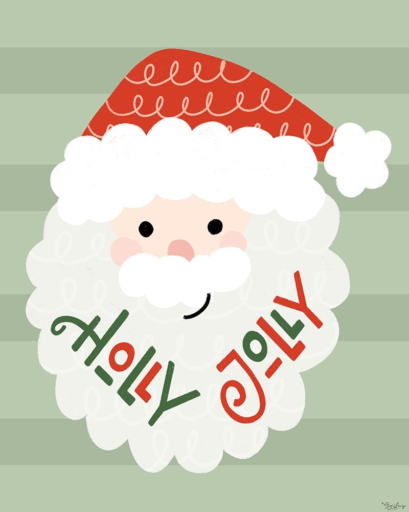 Holly Jolly art print by Gigi Louise for $57.95 CAD
