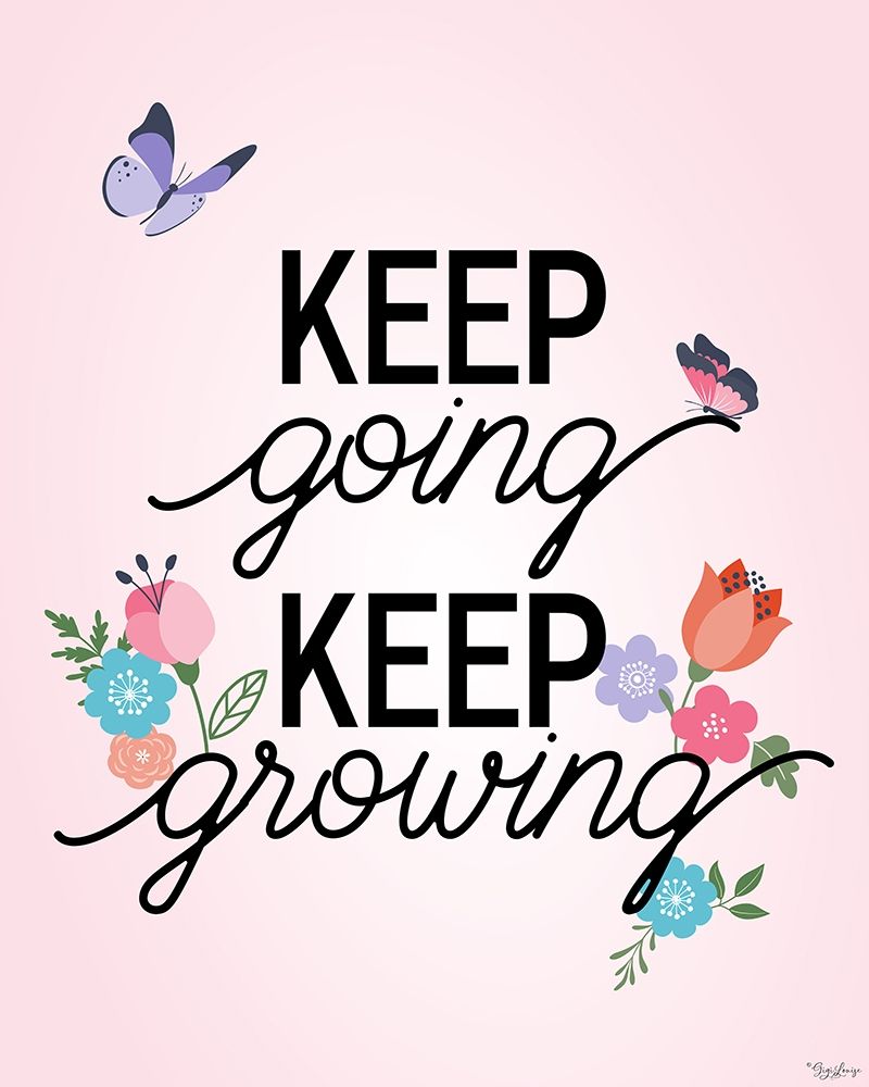 Keep Growing Butterflies art print by Gigi Louise for $57.95 CAD