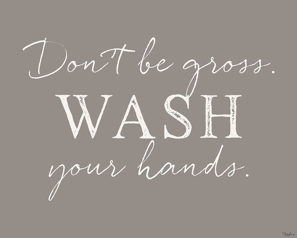 Wash Hands art print by Gigi Louise for $57.95 CAD