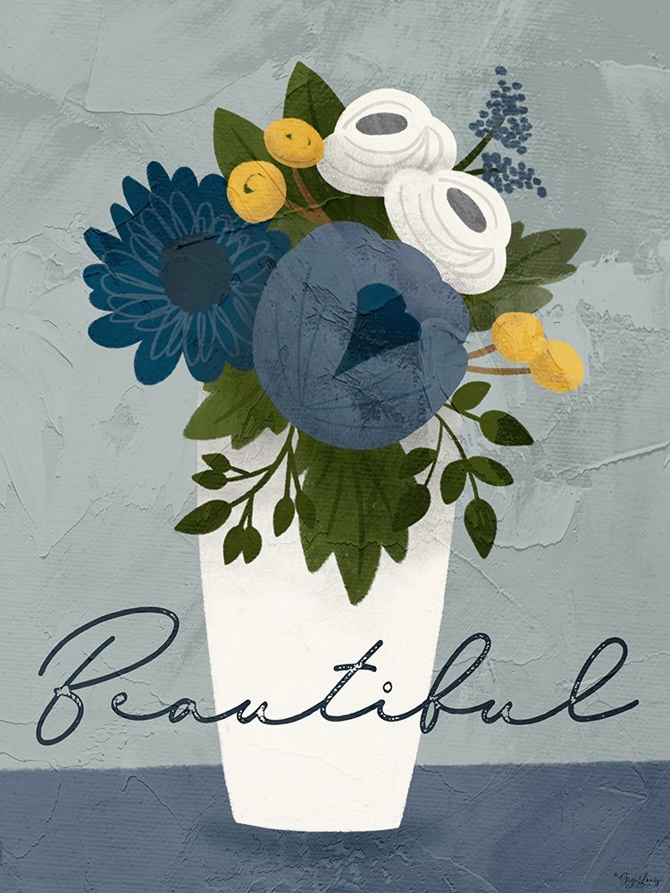 Flower Beautiful art print by Gigi Louise for $57.95 CAD