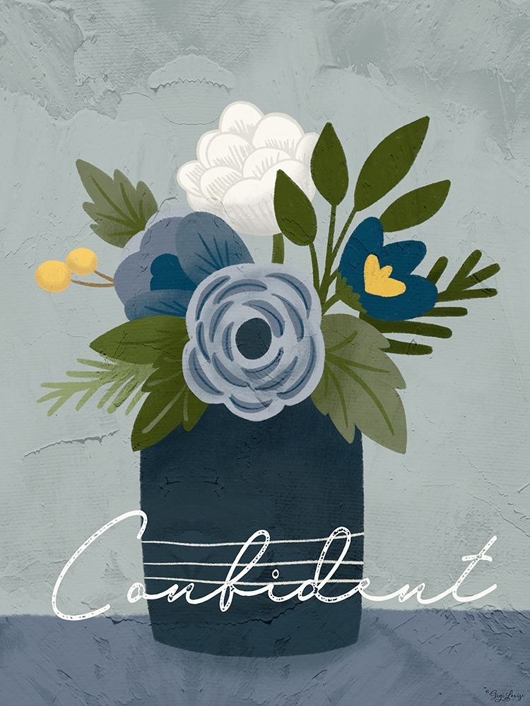 Flower Confident art print by Gigi Louise for $57.95 CAD