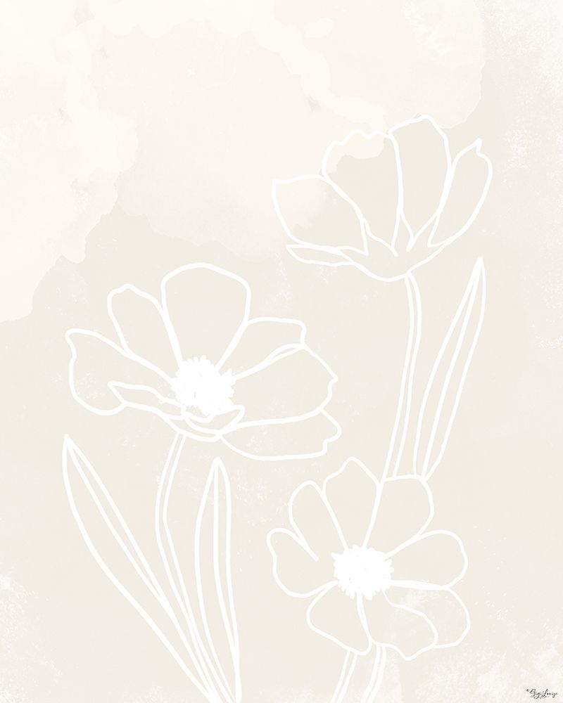 Alabaster Flowers art print by Gigi Louise for $57.95 CAD