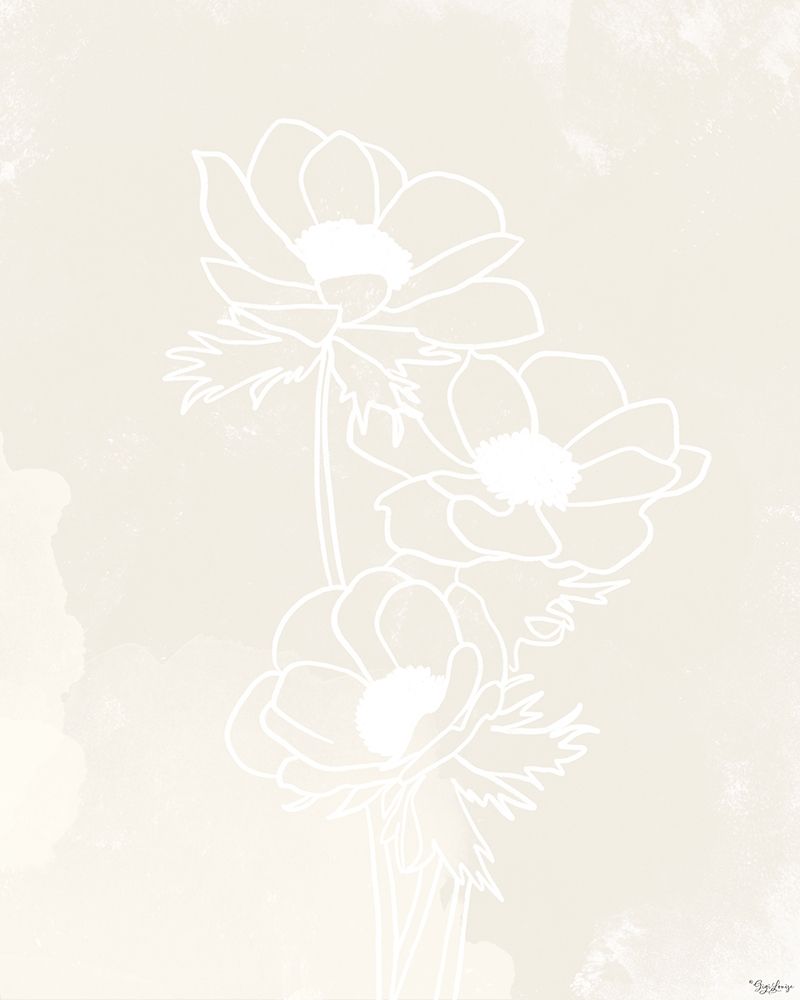Alabaster Flowers 2 art print by Gigi Louise for $57.95 CAD
