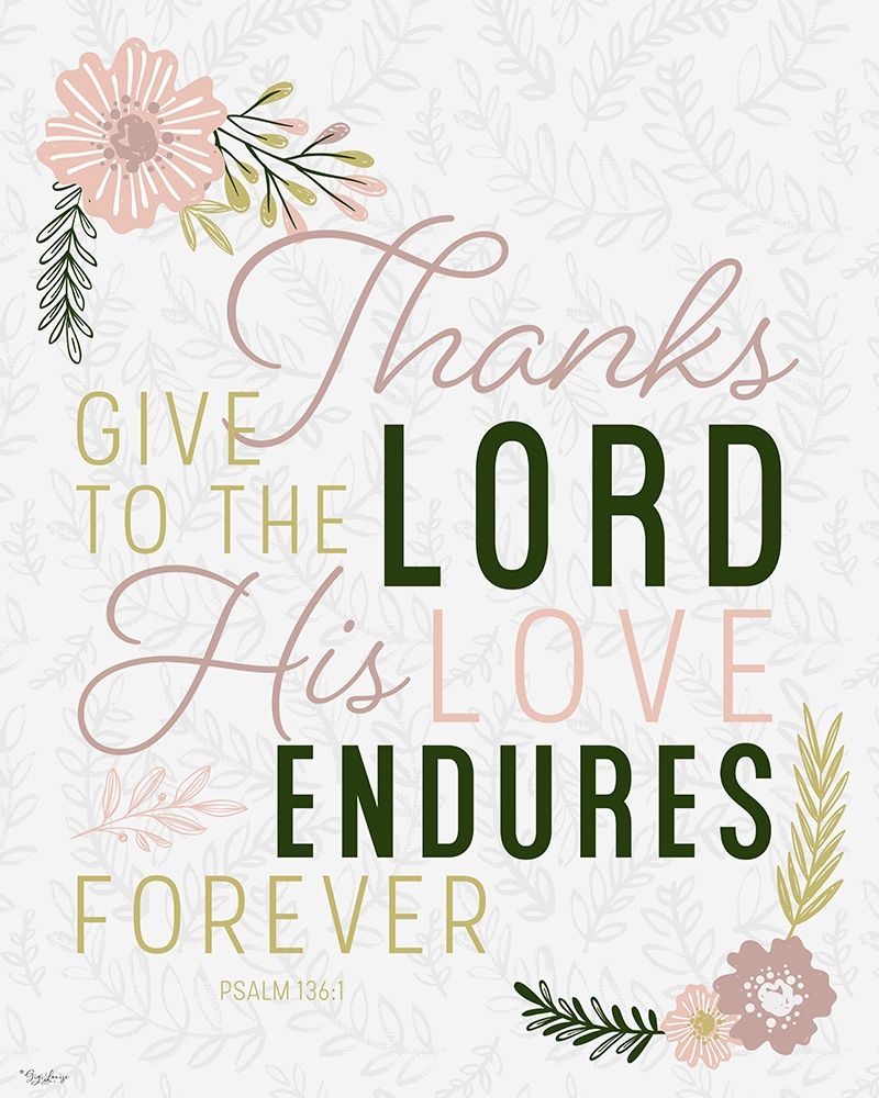 Thanks Lord art print by Gigi Louise for $57.95 CAD