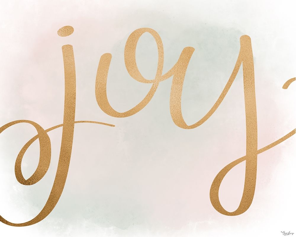 Joy Gold Watercolor art print by Gigi Louise for $57.95 CAD
