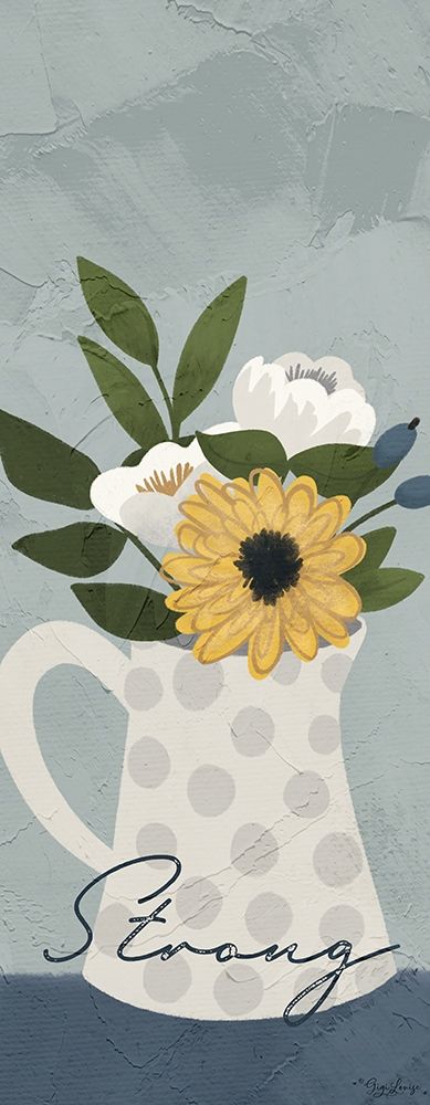 Flower Strong art print by Gigi Louise for $57.95 CAD